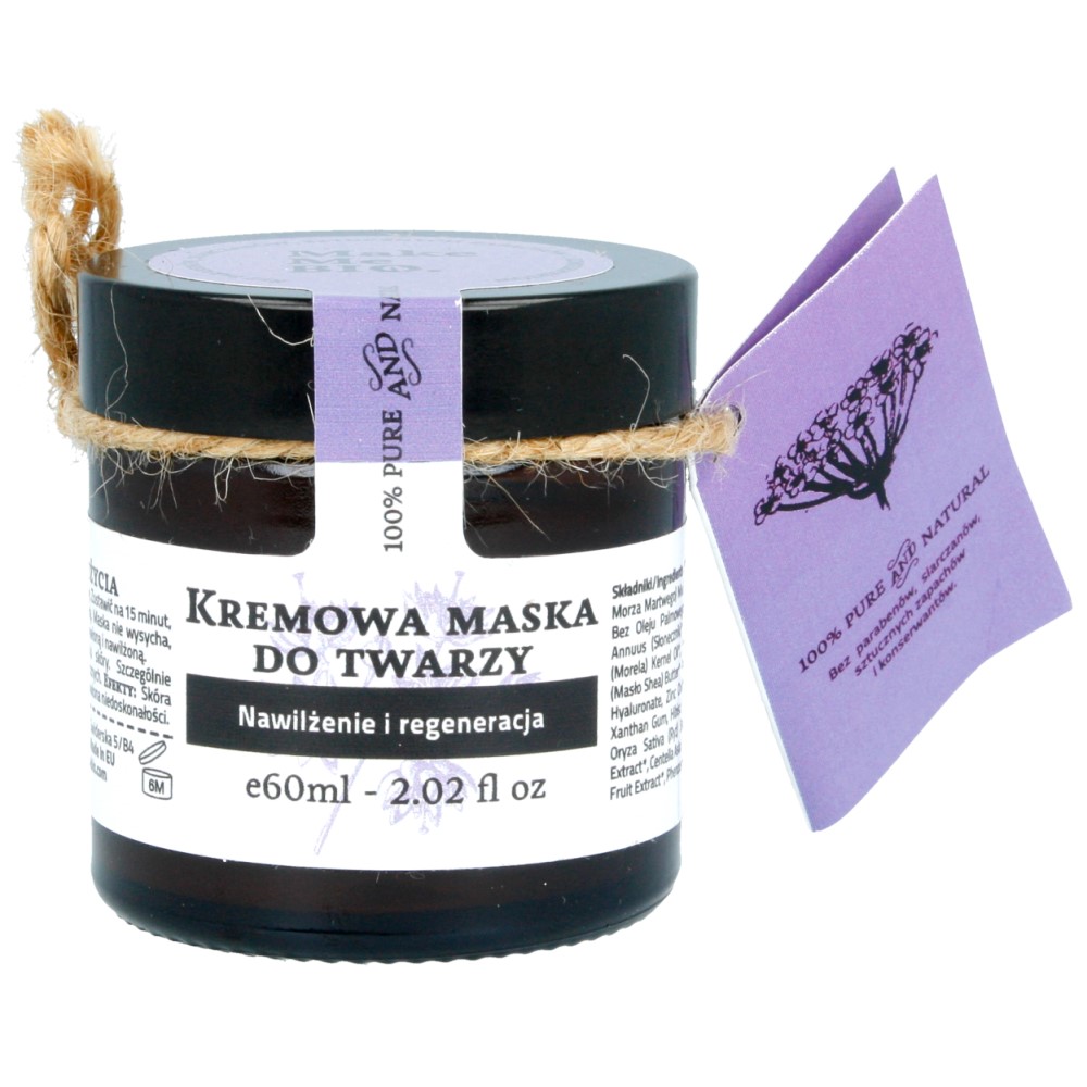 Make me Bio Naturalna kremowa maska do twarzy ważność 08.2019