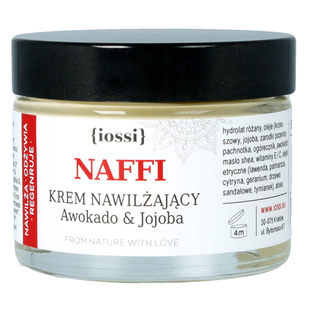 IOSSI -Krem nawilżający NAFFI z avocado i jojoba