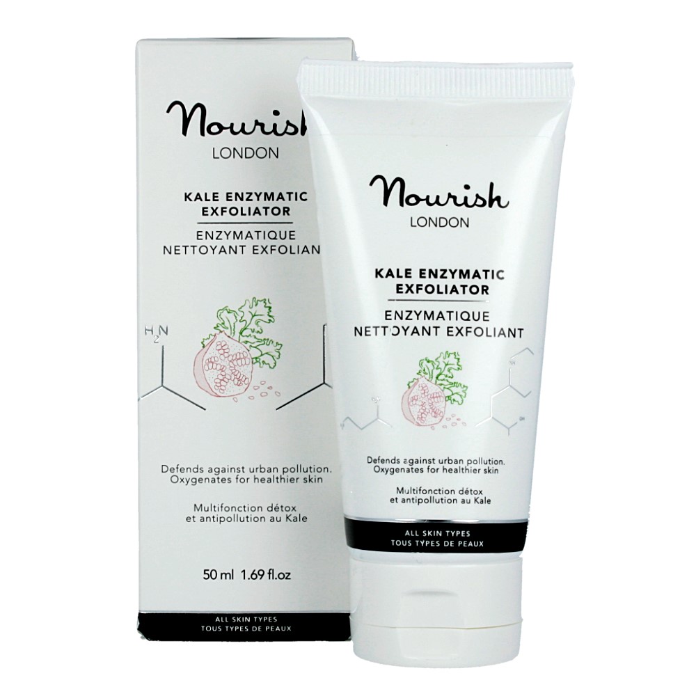 Nourish London Kale Enzymatic Exfoliating Cleanser – peeling enzymatyczny z jarmużem