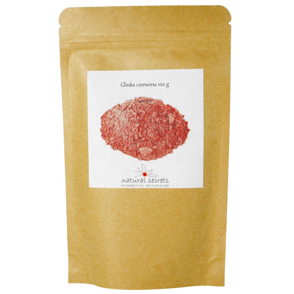 Naturalna glinka czerwona — 100g
