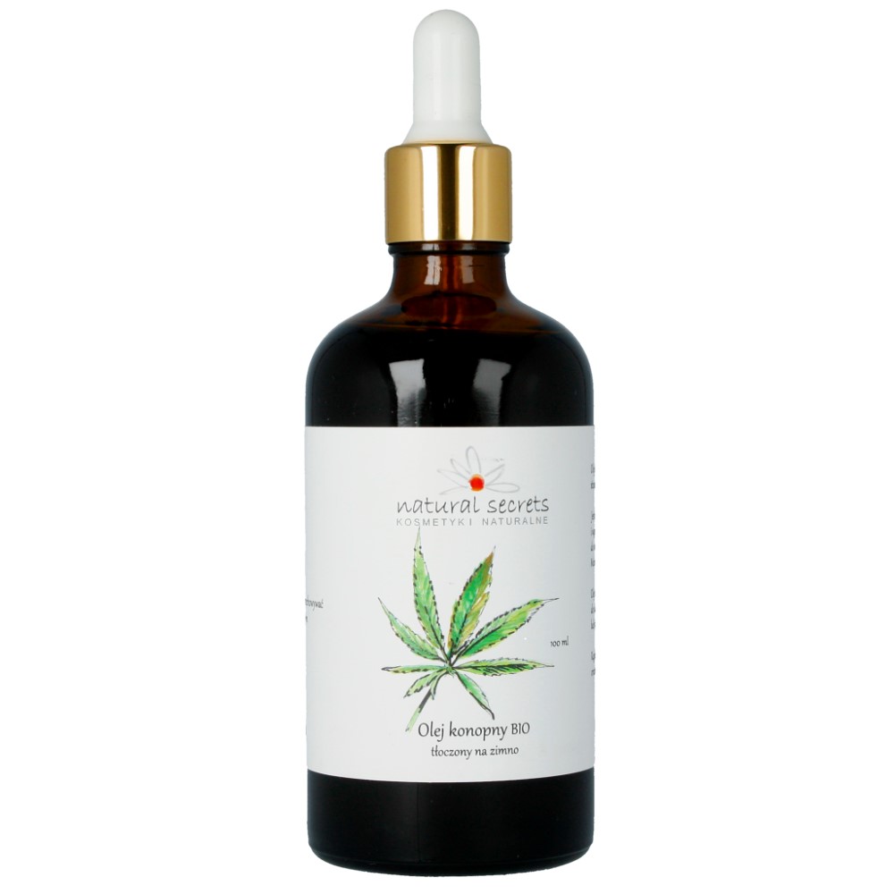 Naturalny olej konopny BIO – do twarzy i ciała 100ml