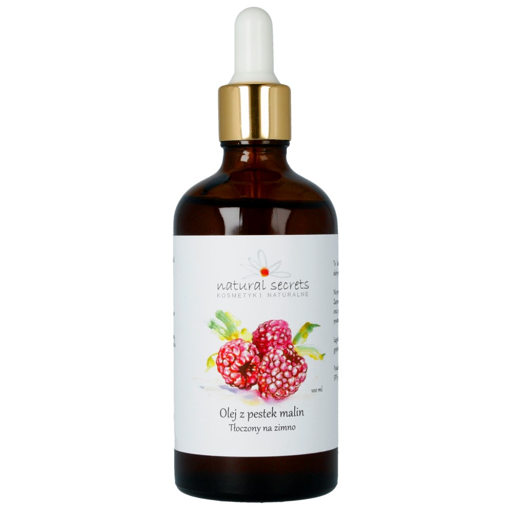Naturalny olej z pestek Malin – do twarzy i ciała 100ml