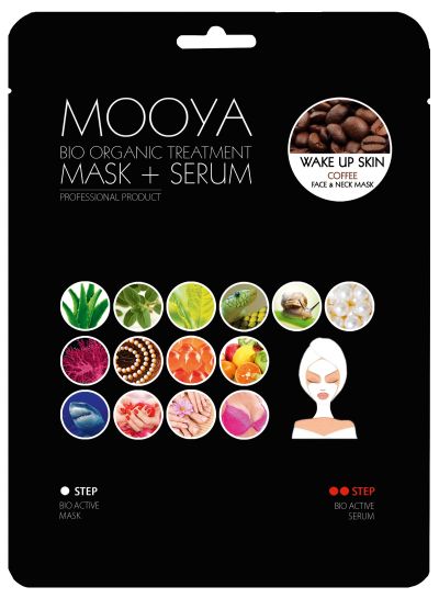 MOOYA BIO ORGANIC „Pobudzenie skóry” -maska i serum