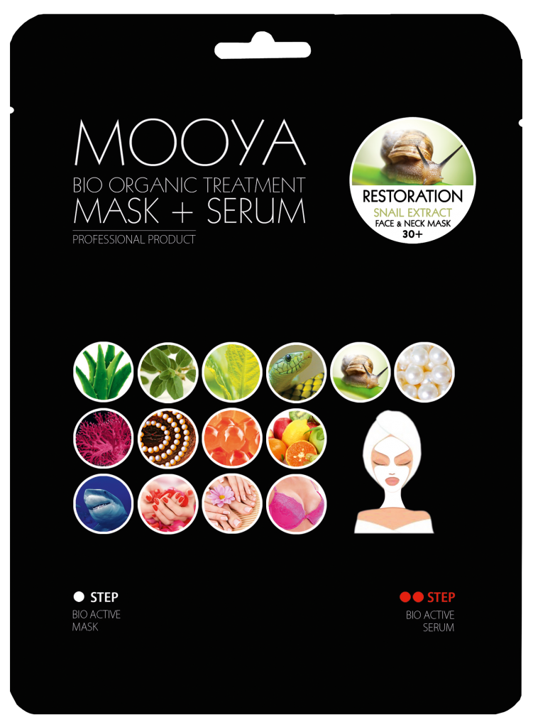 MOOYA BIO ORGANIC „Odbudowa komórkowa -maska i serum