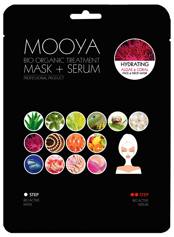 MOOYA BIO ORGANIC „Tonizacja i nawilżenie” -maska i serum