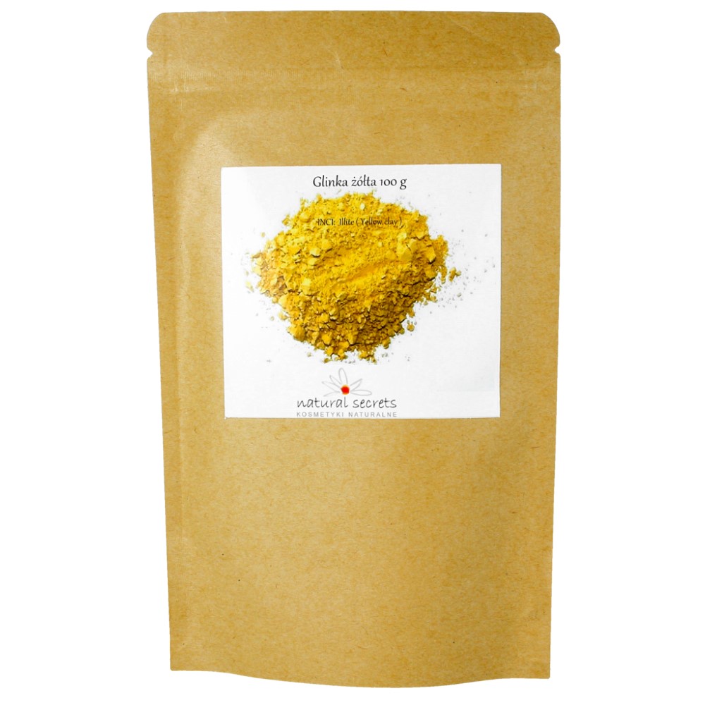 Naturalna żółta glinka — 100g