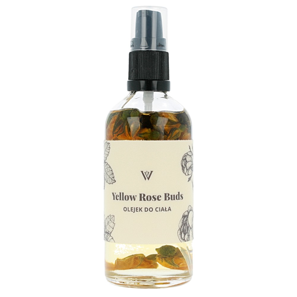 WILLOW ORGANICS – Yellow Rose Buds – botaniczny olejek do ciała z pąkami róż