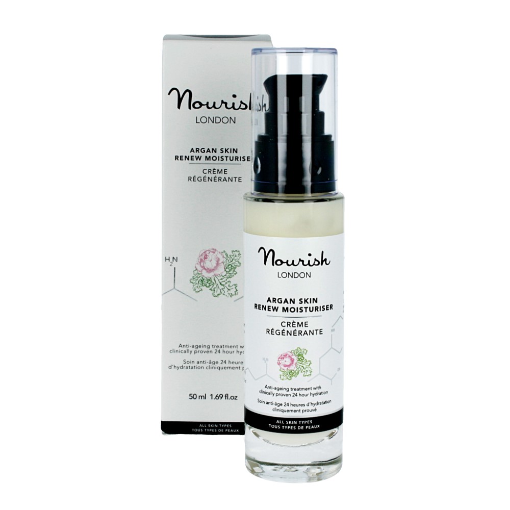 NOURISH – Argan Skin Renew Moisturiser – ujędrniający krem odbudowujący