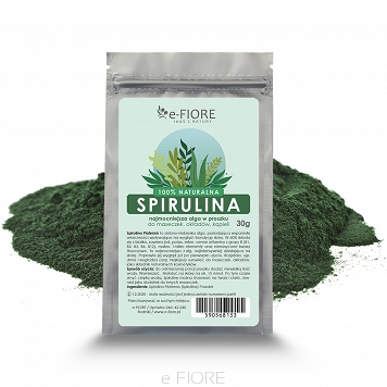 E-Fiore  naturalna maska 100% SPIRULINA