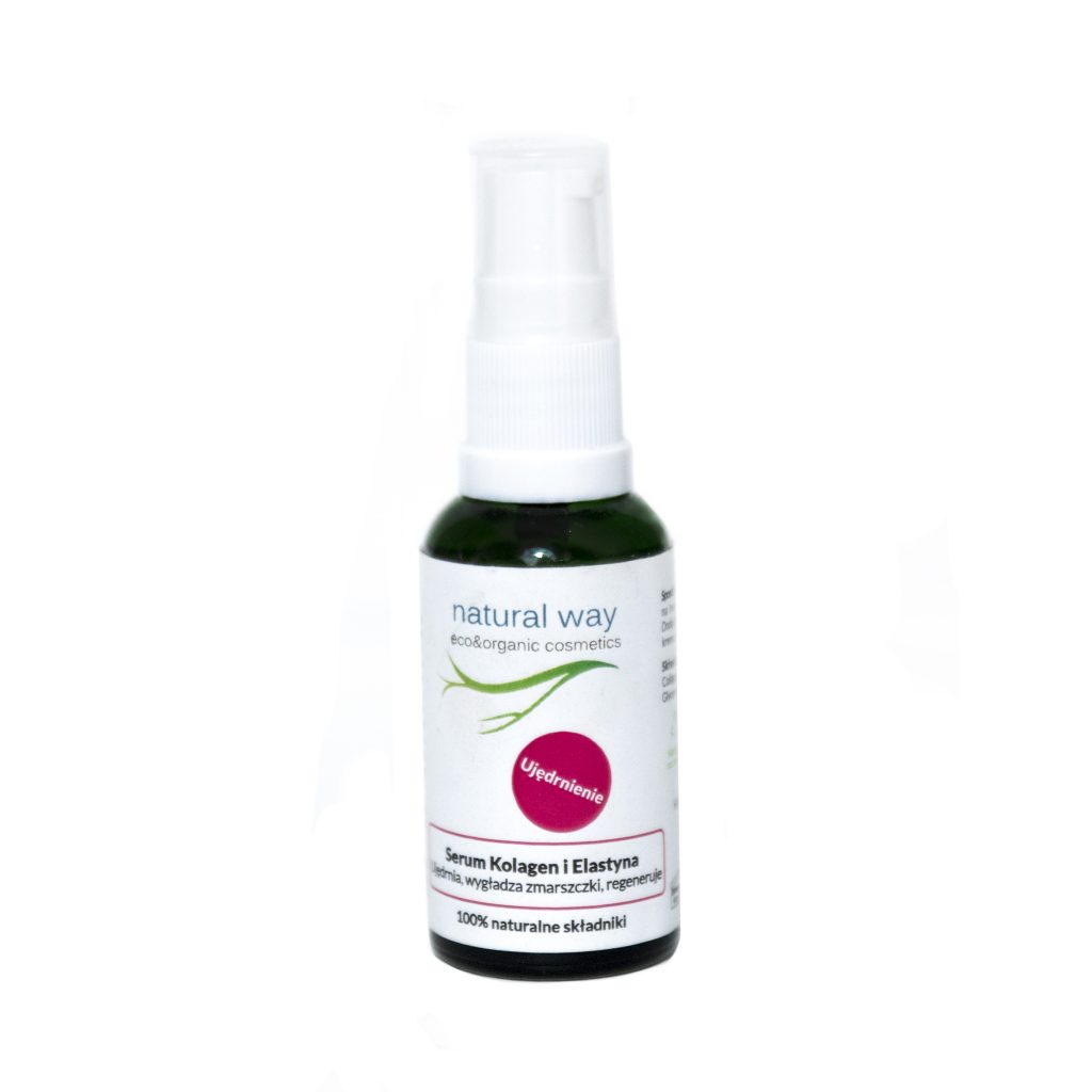 NATURAL WAY – Serum kolagen i elastyna – ujędrnia, wygładza zmarszczki, liftinguje