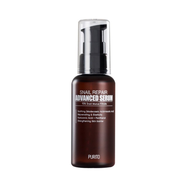 PURITO Snail Repair Advanced Serum – serum regenerujące za śluzem ślimaka