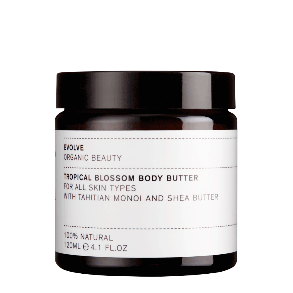 EVOLVE ORGANIC – Tropical Blossom Tropikalne Masło do ciała z olejem Monoi