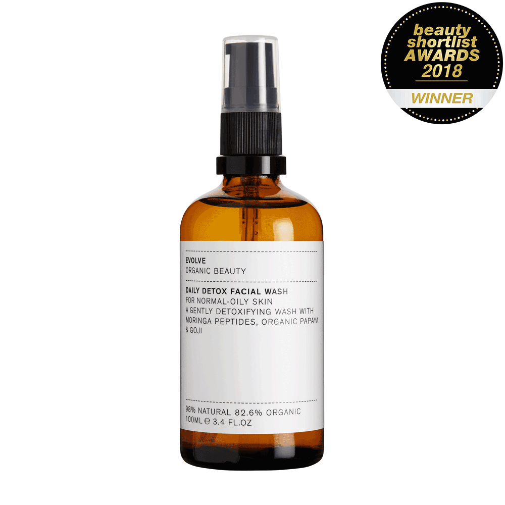 EVOLVE ORGANIC – Daily Detox Facial Wash Delikatna pianka do mycia twarzy z papają i jagodami goji