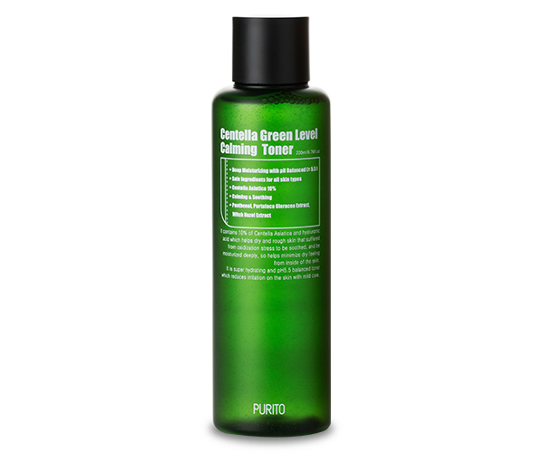 PURITO – Centella Green Level Calming Toner Toner do twarzy na bazie wąkrotki azjatyckiej
