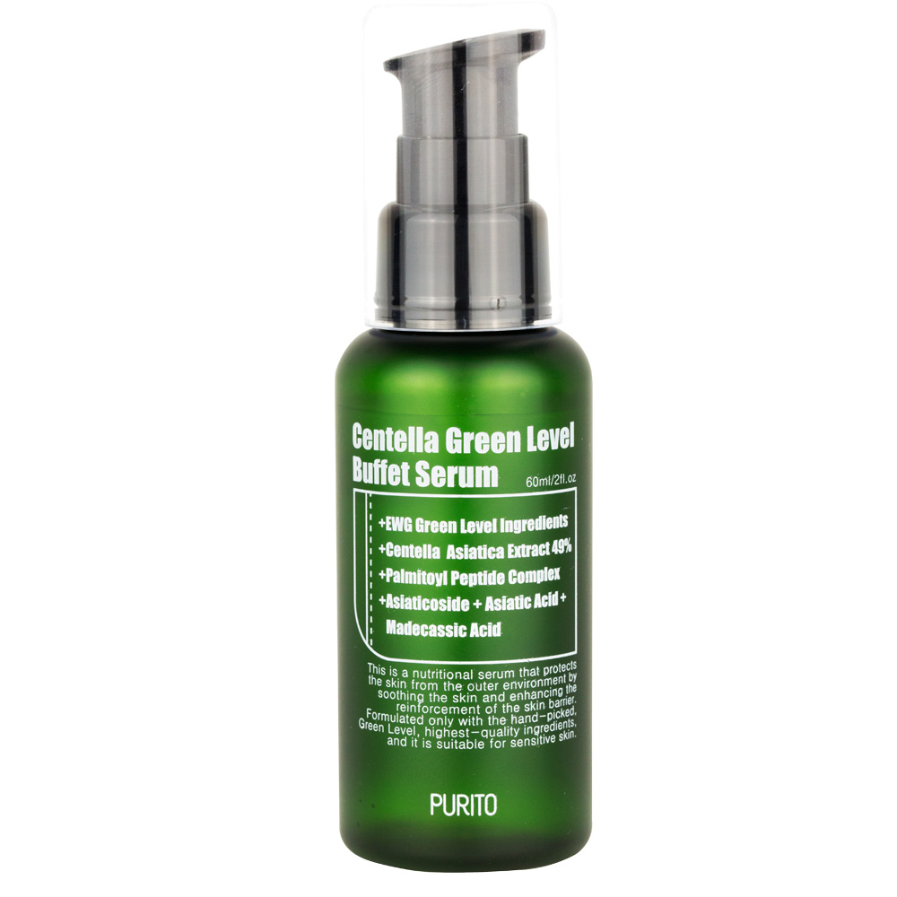 PURITO Centella Green Level Buffet Serum Odżywcze serum do twarzy z ekstraktem z wąkrotki azjatyckiej