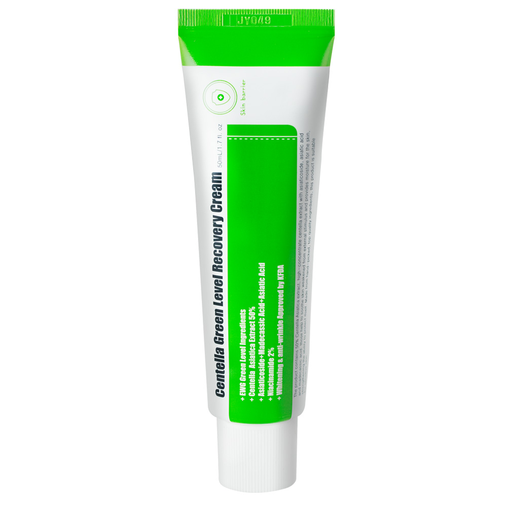 PURITO Centella Green Level Recovery Cream Odbudowujący krem do twarzy z wąkrotki azjatyckiej