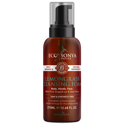 Eco by Sonya – Lemongrass Cleansing Foam – organiczna pianka oczyszczająca do twarzy i ciała