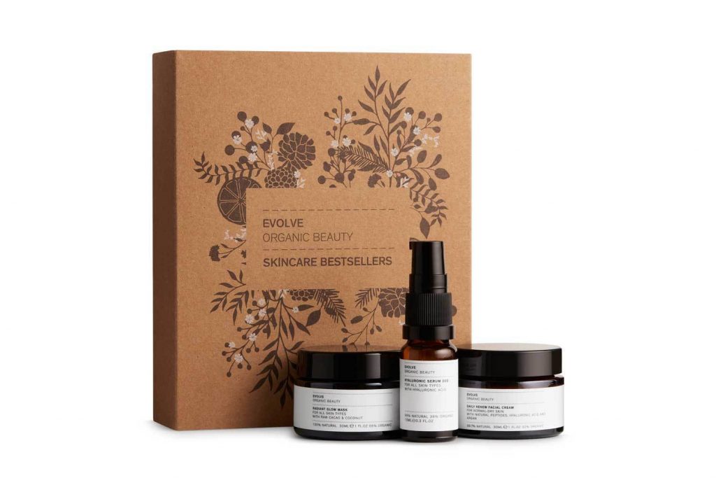 Evolve Organic – Skincare Bestsellers – Zestaw świąteczny top produkty