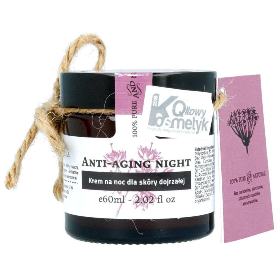 MAKE ME BIO – anti aging night – krem odbudowujący na noc