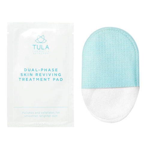 Tula Dual-Phase Skin Reviving Treatment Pads – dwufazowe płatki z probiotykami 1 sztuka