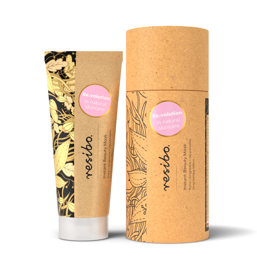 Resibo Instant Beauty Mask – maska do twarzy efekt ujędrnienia, rozjaśnienia i odmłodzenia