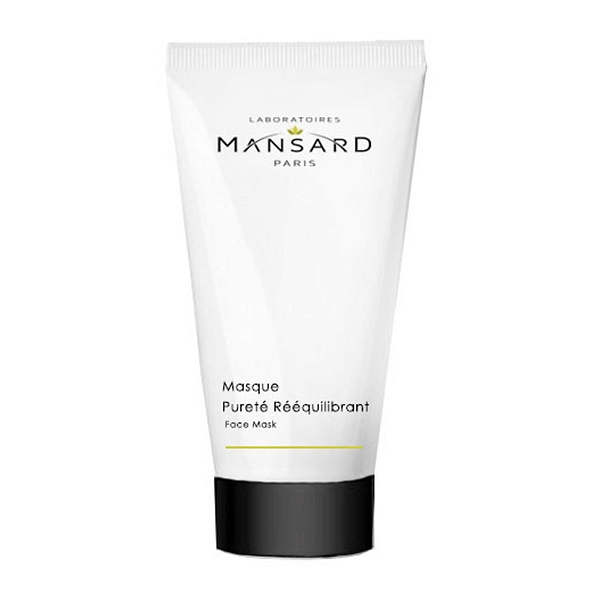 Mansard Masque Pureté Rééquilibrant Maska oczyszczająca z węglem aktywnym